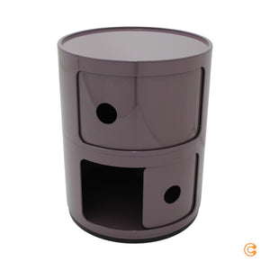 B-Ware Kartell Componibili 4966 lila Bürocontainer Container Kunststoff