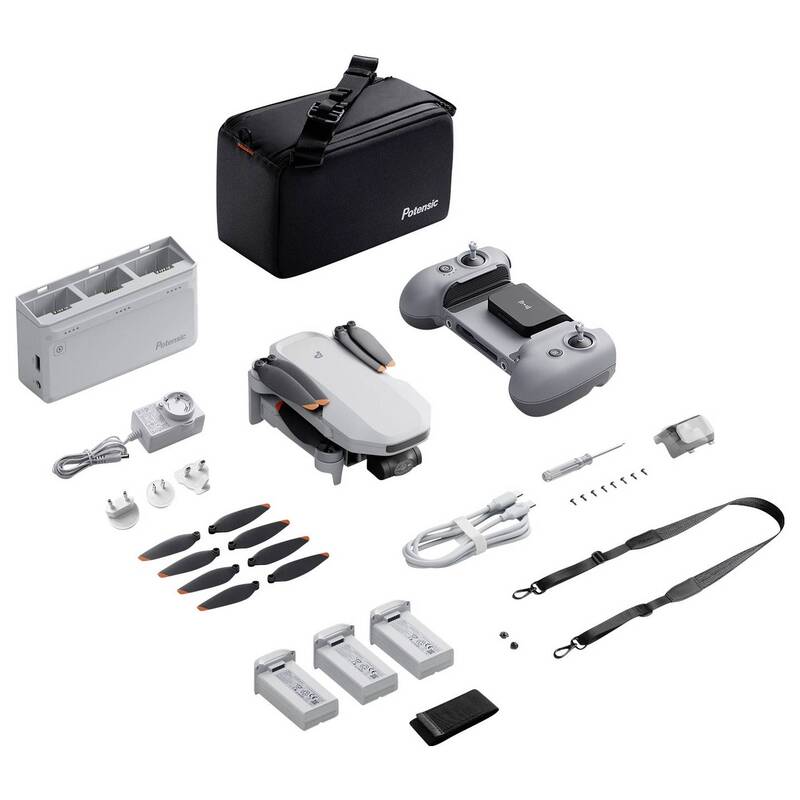 Potensic Quadrocopter ATOM 2 Fly More Combo Kameraflug 48MP Grau 32 Minuten - 6978392910532
