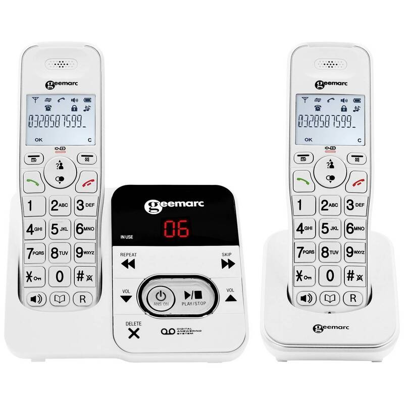 Geemarc Seniorentelefon AMPLIDECT 295-2 Telefon für Senioren schnurlos DECT - 3521350008500