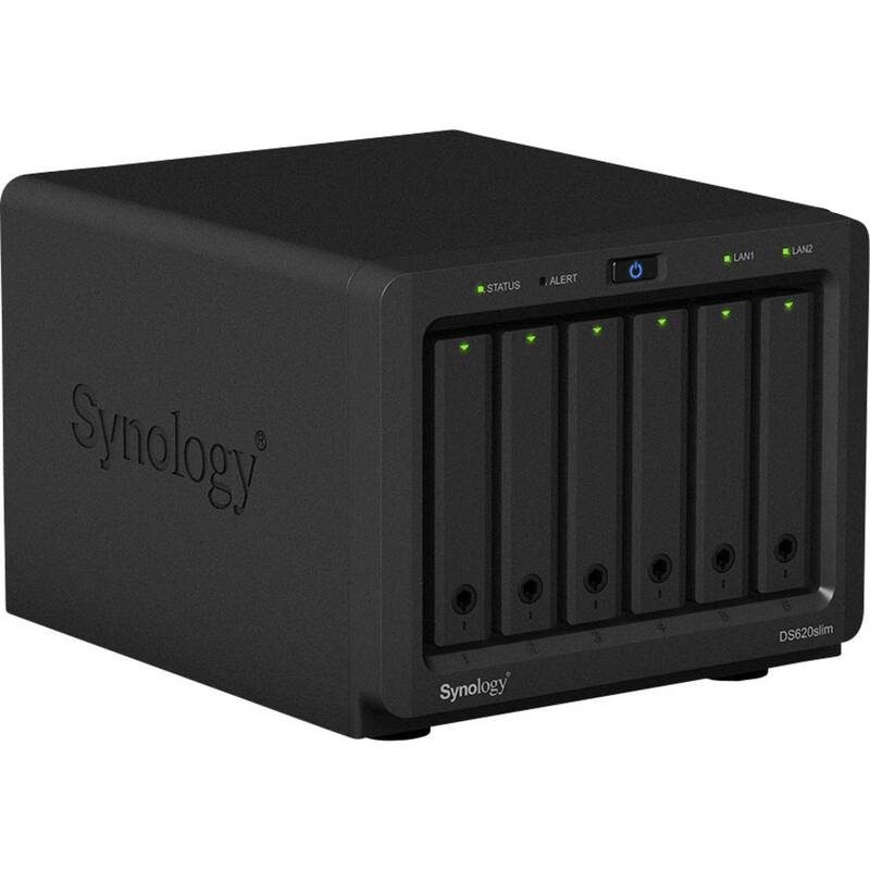 Synology Netzwerkspeicherlösung NAS DS620slim für 6 Festplatten ohne Festplatte - 4711174723164