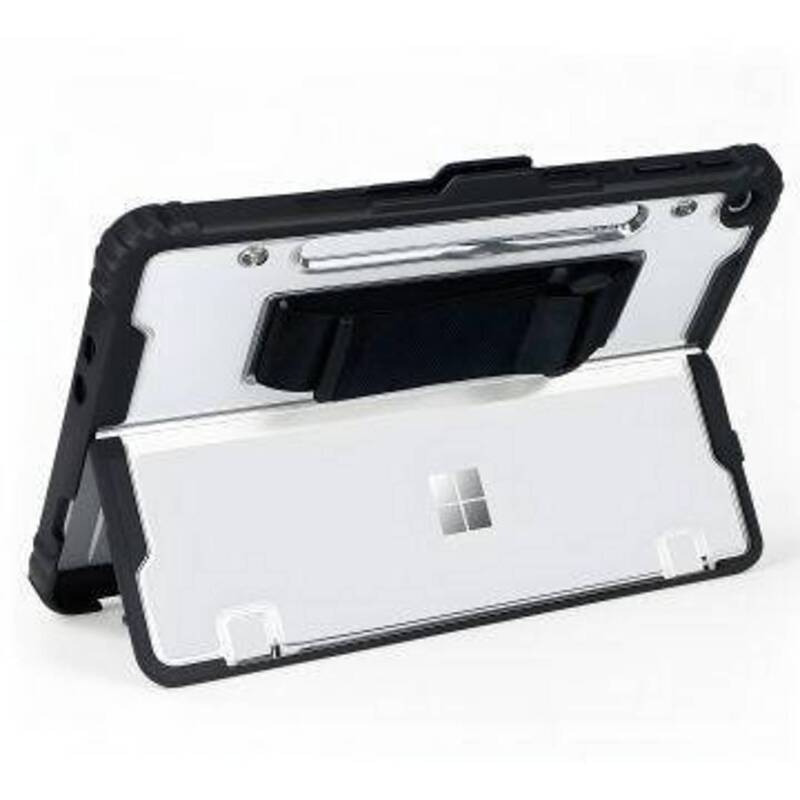 JT Berlin Hülle Case Microsoft Surface Pro 12 Schwarz transparent Handschlaufe - 4260744253483