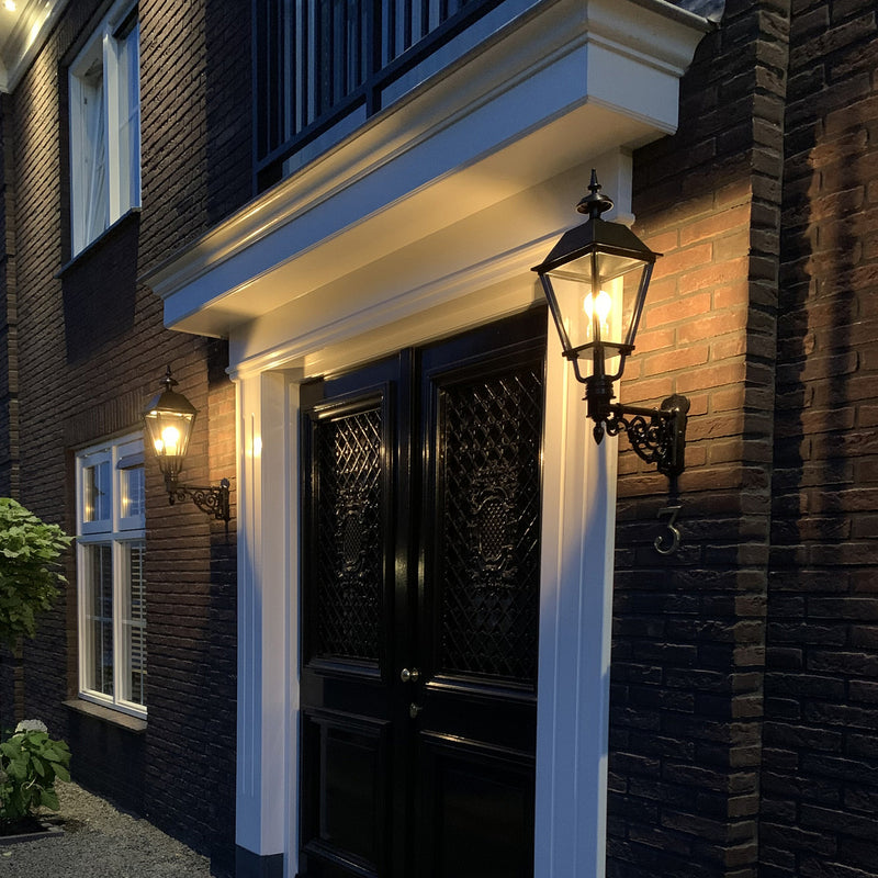 K.S. Verlichting Außenwandleuchte Zandvoort LED Gartenlampe schwarz 70cm IP44 - 8714732122849