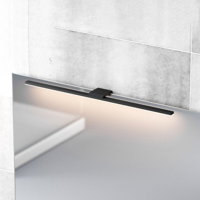 Spiegelleuchte Wandlampe LED Triga schwarz Aluminium IP44 universalweiß 60cm131 - 5903148518251