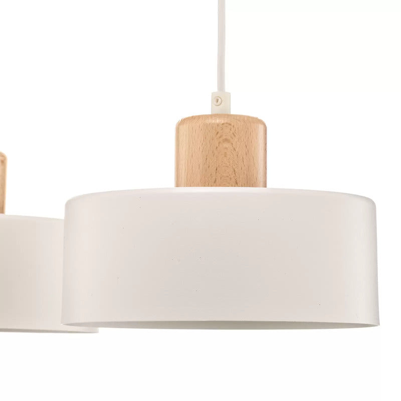 EMIBIG LIGHTING Pendelleuchte Tako Hängeleuchte Hängelampe E27 dreiflammig weiß - 5901738919877