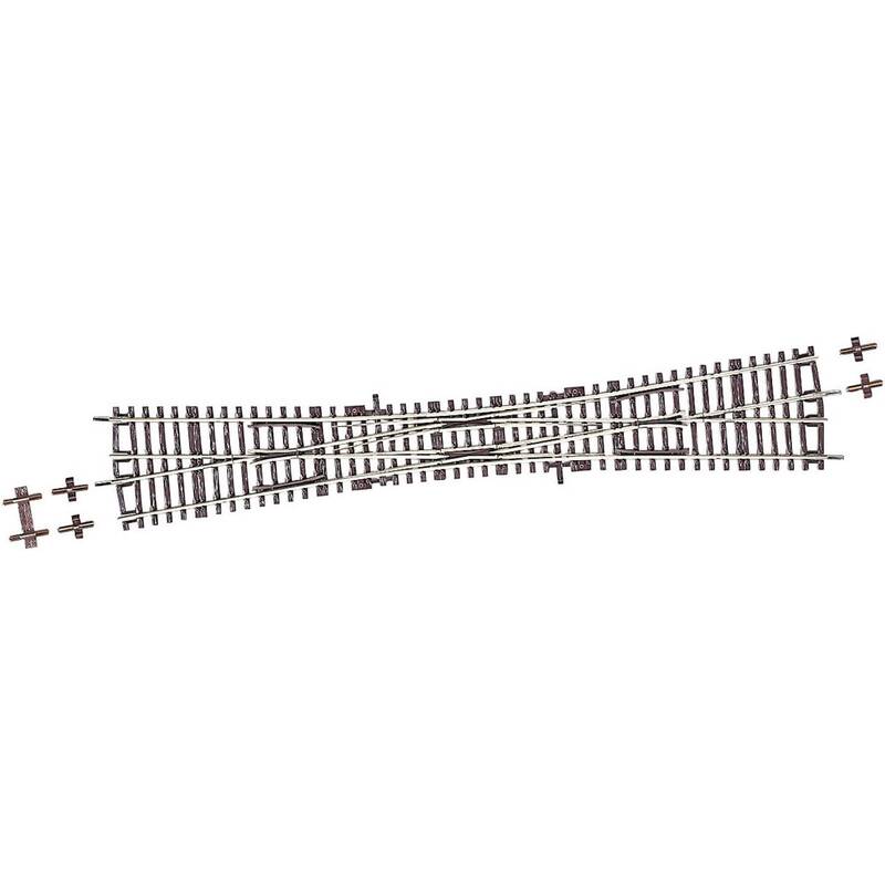 Roco H0 RocoLine (ohne Bettung) 42496 Doppelkreuzungsweiche 345 mm 10 ° 995 mm - 9005033424961
