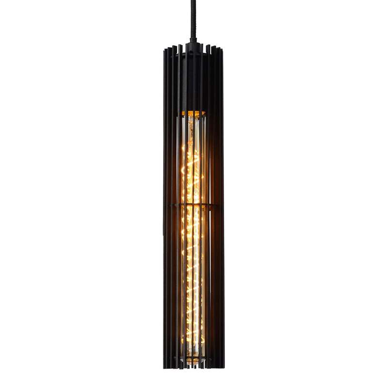 Lucide Hängeleuchte Lionel LED Pendelleuchte Hängelampe dimmbar schwarz 34cm - 5411212730428