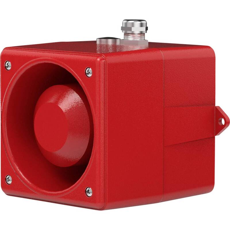 Schallgeber Schallgeber Signalgeber 24VDC 31 Töne Rot Metall 110dB IP67 - 4061131143406
