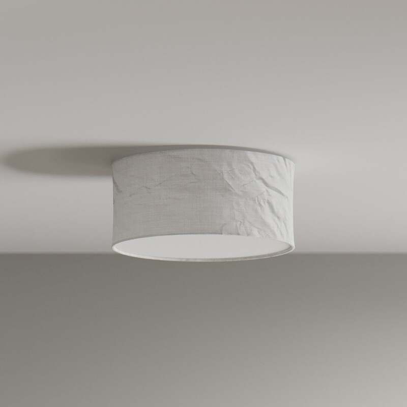 By Rydéns Deckenleuchte Lampe Vita Leuchte Weiß Leinen Beleuchtung - 7391741011343