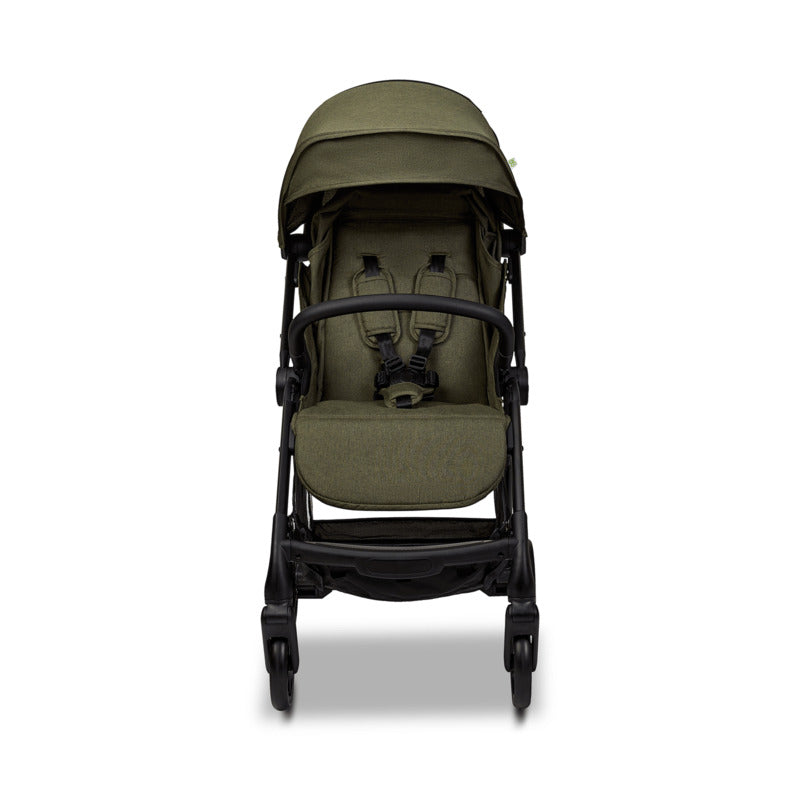 LITTLE ONE Quickfold Buggy Green Melange leicht faltbar mit Sonnendach 22 kg - 4025583042595
