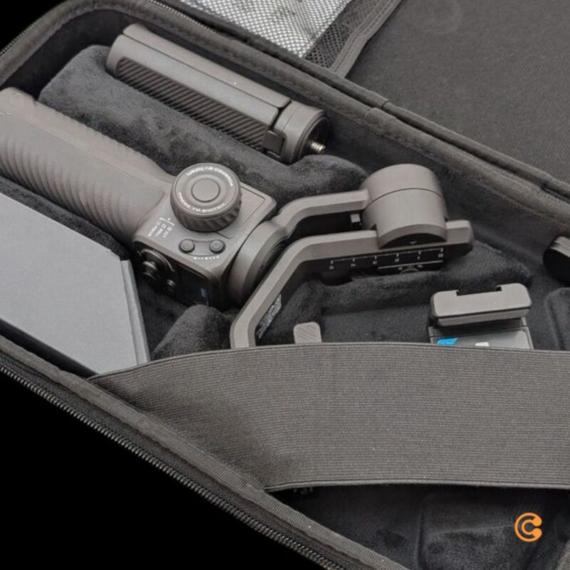GoPro Gimbal Fluid Pro AI für Smartphones und GoPro schwarz mit Akku Tasche 78 - 0810116384334