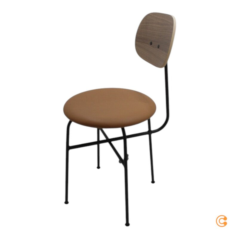 Audo Stuhl Sitzmöbel Afteroom Plus Leder beige Esszimmerstuhl Rückenlehne Braun - 5709262234400