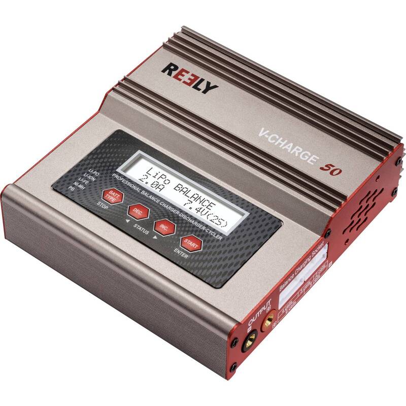 REELY V-Charge 50 Multifunktions-Ladegerät für Modellbau 100-240V 50W 7A - 4064161242644