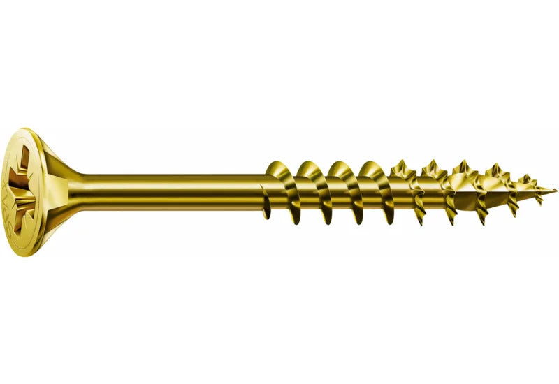 SPAX Universalschraube Senkkopf YELLOX 4x55mm 500 Stück Teilgewinde Pozidriv - 4003530023064