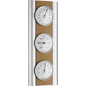 B-Ware TFA Analoge Wetterstation Hygrometer Thermometer Barometer Buche 128x350x40mm