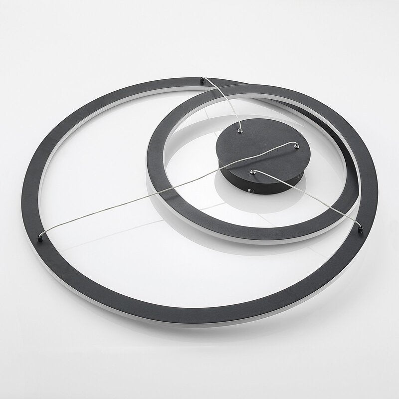 Lindby Hängeleuchte Pendelleuchte LED Lampe mattschwarz Eisen Aluminium Kunststo - 4251096587661