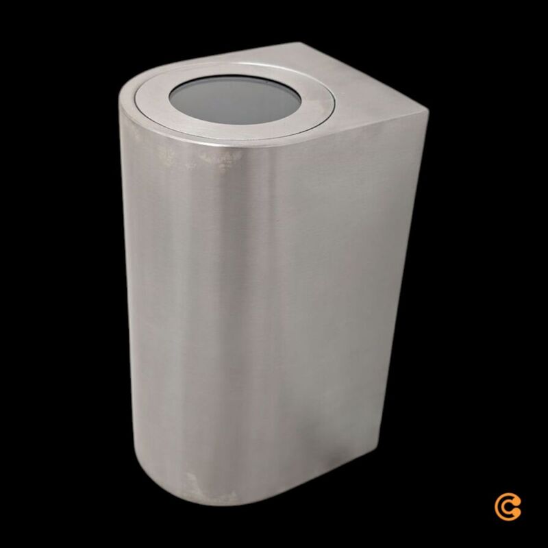 Nordlux Außenwandleuchte Canto Maxi 2 Gartenlampe Leuchte IP44 Edelstahl - 5701581483880