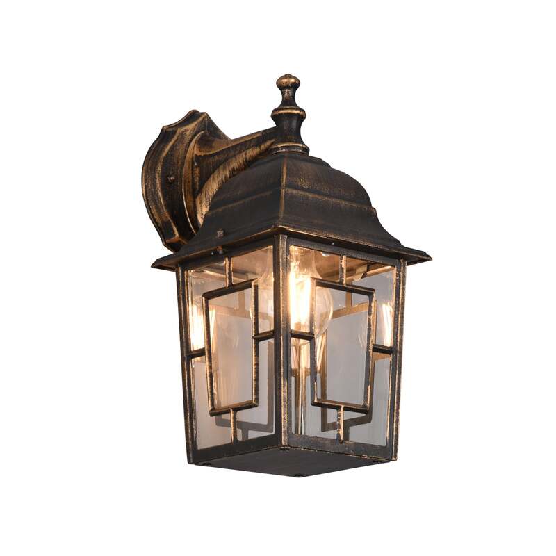 Außenwandleuchte Volturno E27 rostfarben antik dimmbar 1x60W TRIO LIGHTING - 4017807543582
