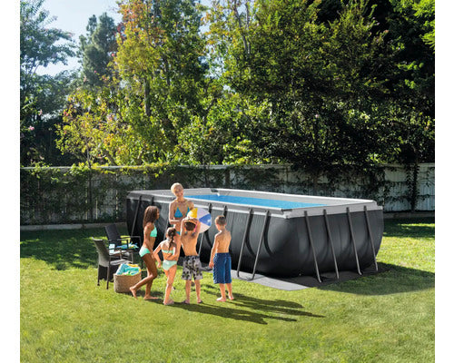 Intex Aufstellpool Framepool eckig 549x274x132cm Gartenpool inkl. Filteranlage - 6941057432960