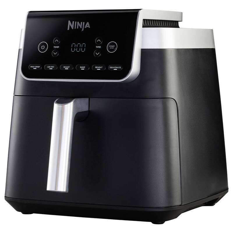 Ninja AF180EU Heißluft-Fritteuse 6,2 l 2000 W 240 °C Schwarz Silber - 0622356278782