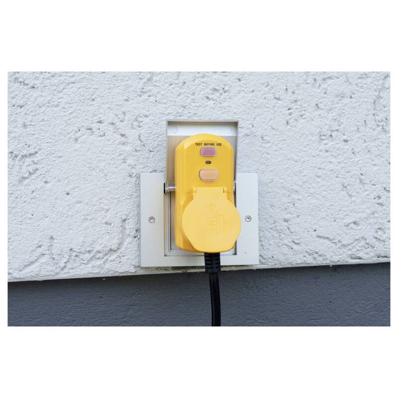 Brennenstuhl Personenschutz-Zwischenstecker PRCD 230V Gelb IP54 3500W 16A - 4007123641130