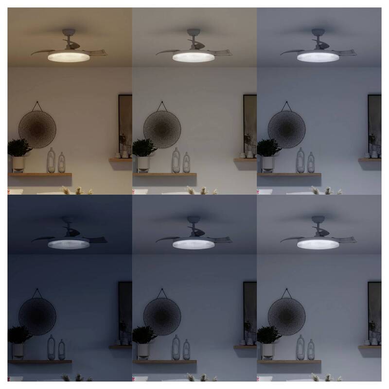 Philips LED Deckenventilator Solr 32W Dimmbar mit Fernbedienung weiß 150m³/h - 8721103103130