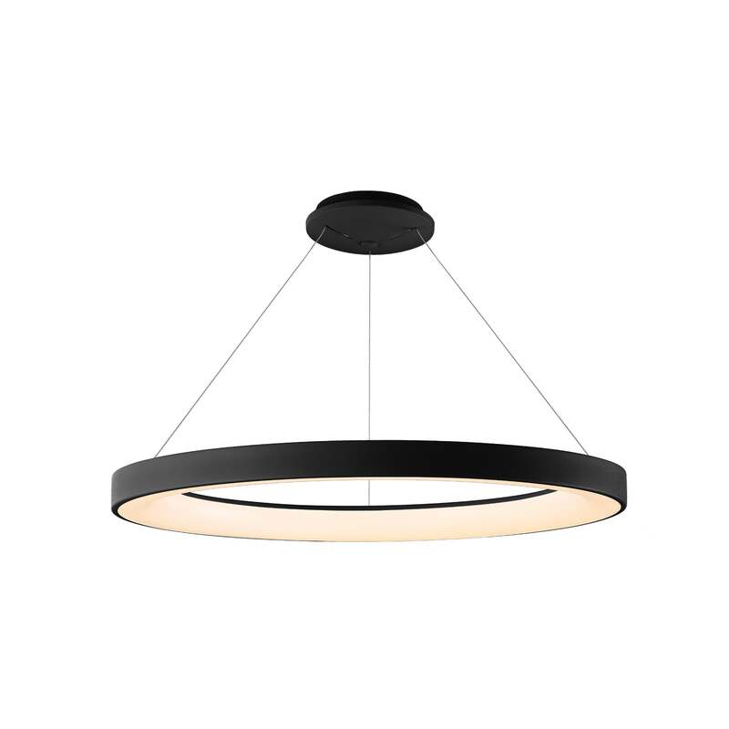 Mantra Iluminación LED-Hängeleuchte Niseko II LED Fernbedienung Ø 65 cm schw762 - 8435153285714