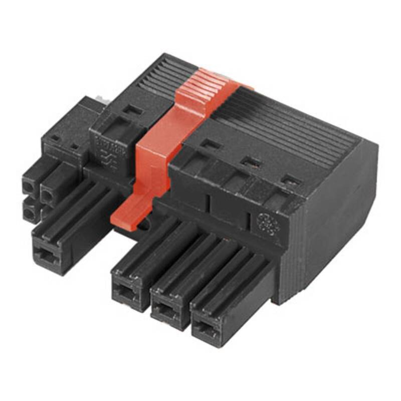 Weidmüller Buchsengehäuse-Kabel BV/SV Polzahl Gesamt 4 Rastermaß: 7.62 mm Kabel - 4032248944842