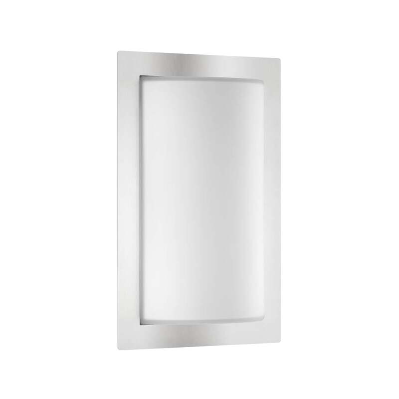 LCD Außenwandleuchte Luis Edelstahl mit Bewegungsmelder IP44 Gartenlampe - 8033239458375
