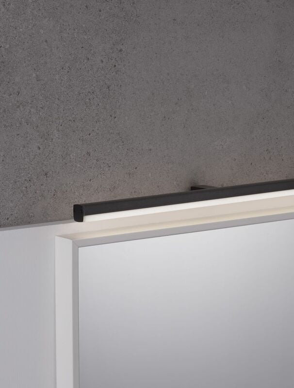 Nova Luce Wandleuchte Wandlampe LED GLIM Schwarz Bad Spiegel 63 cm SIEHE TEXT - 5212017436559