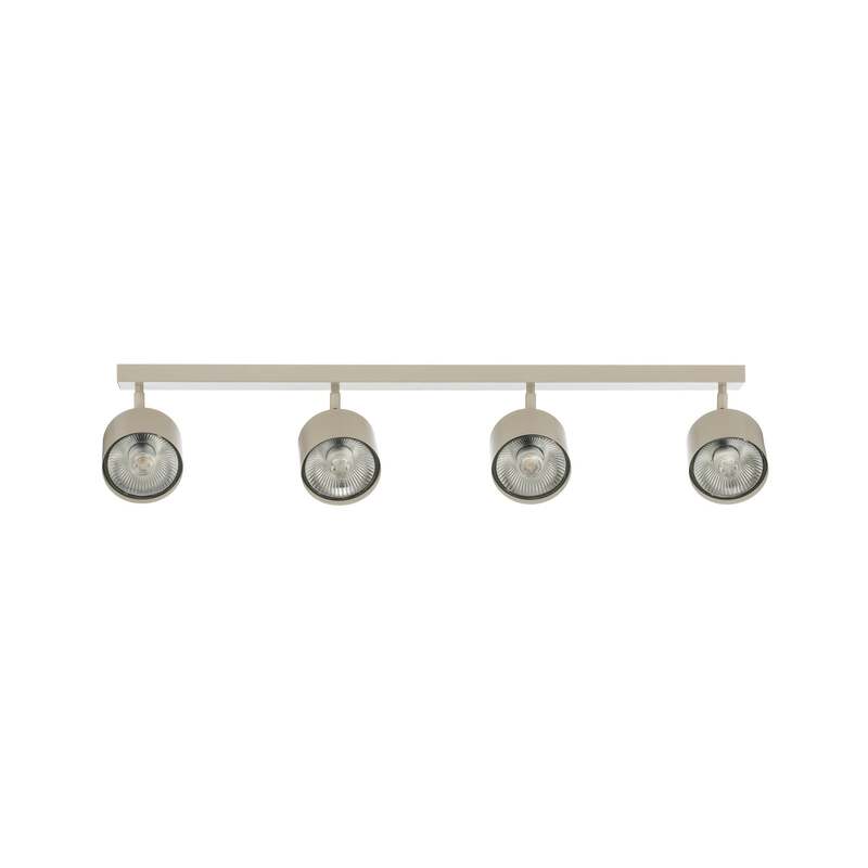 Chloe Deckenspot Deckenleuchte Spot L90cm creme vierflammig verstellbar - 5902553241280