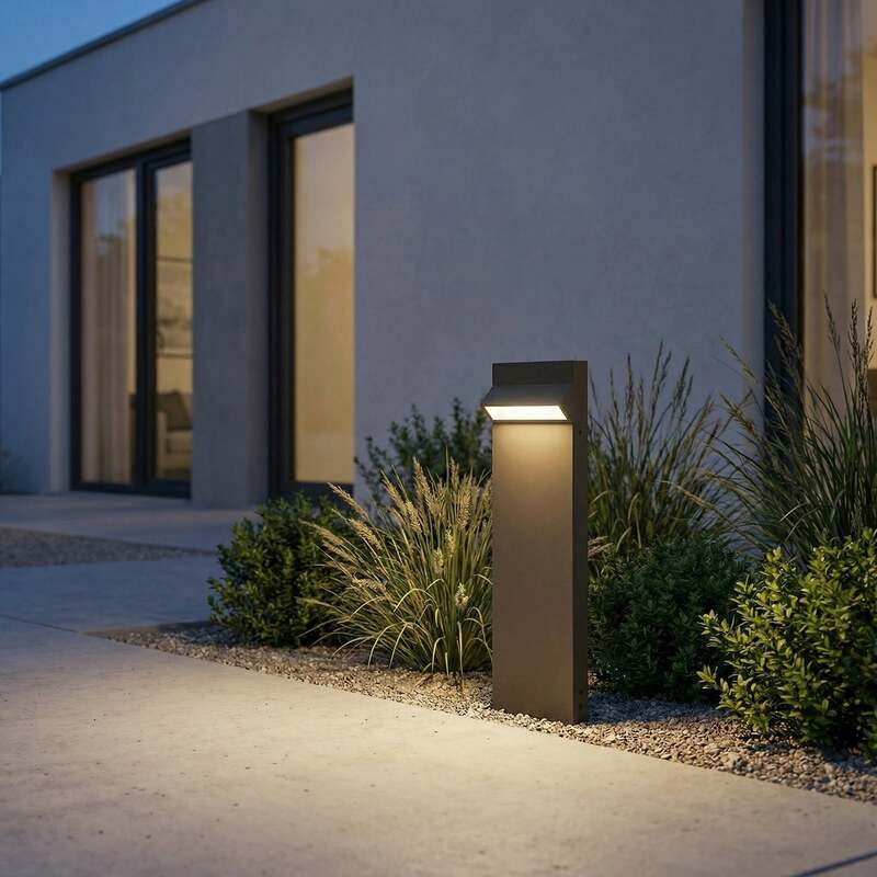 Arcchio Wegeleuchte Gartenleuchte Vonar LED anthrazit 50cm Höhe 7,8W IP65 1405lm - 4255830910142