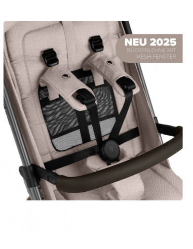 ABC Design Ping 3 Trekking Reisebuggy Inkl.Transporttasche, Tragegurt Und Sitzeinlage Camel - 4045875072253