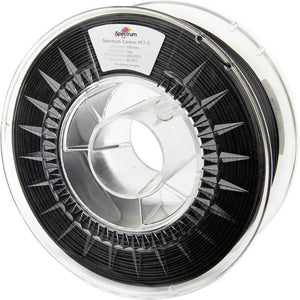 B-Ware Spectrum Filaments PET-G Carbon Filament 1,75mm Kohlefaserverstärkt Schwarz 1 kg