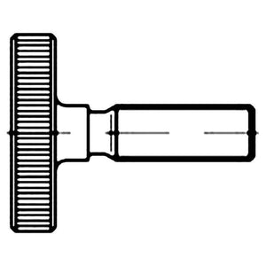 B-Ware TOOLCRAFT  112077 Rändelschrauben M5 16 mm DIN 653 Stahl Schrauben Montage