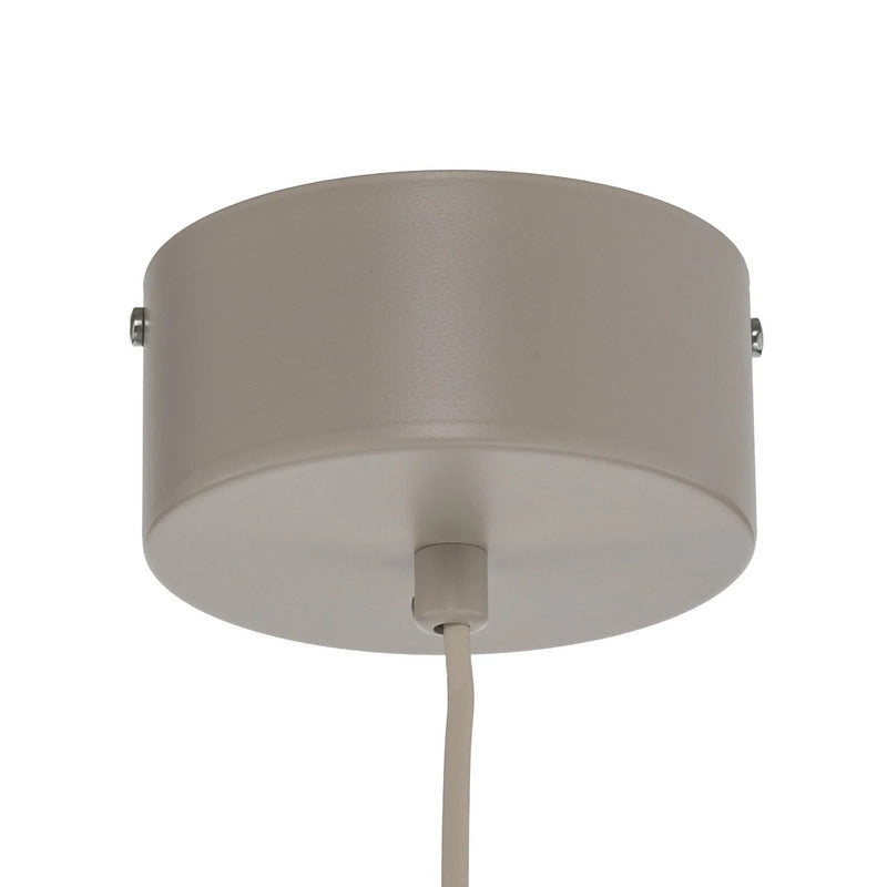 Hängeleuchte Basca LED Pendelleuchte dimmbar beige matt Ø40cm E27 Stahl Leuchte - 5907565918335