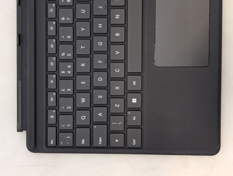 Microsoft Surface Pro Tastatur Keyboard QWERTY Englisch Schwarz mit Trackpad - 0196388361700