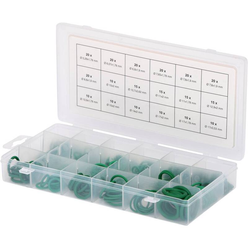 KS Tools O-Ring Sortiment HNBR 270-teilig Handwerkzeug Kunststoffkoffer 150g - 4042146510780