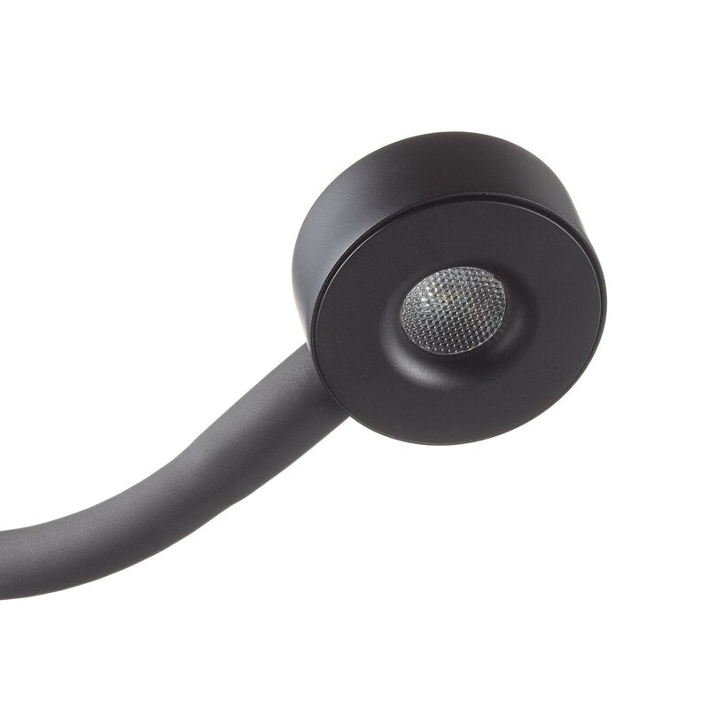 LEDS C4 Wandleuchte Wandlampe Link LED Leselampe schwarz Touchdimmer flexibel - 8435526865284