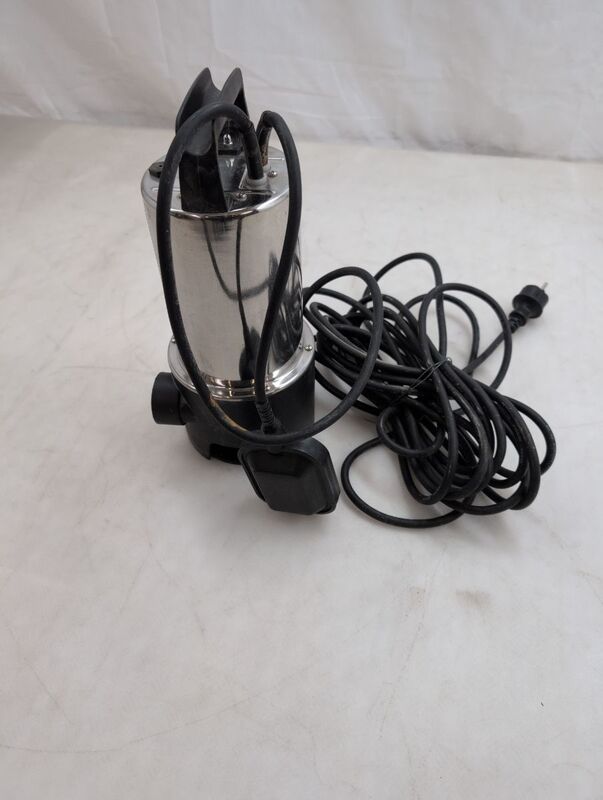 STIER Tauchpumpe Edelstahl Schmutzwasserpumpe ESTW-1100 1100W 15500l/h grau 11m - 4251709614951