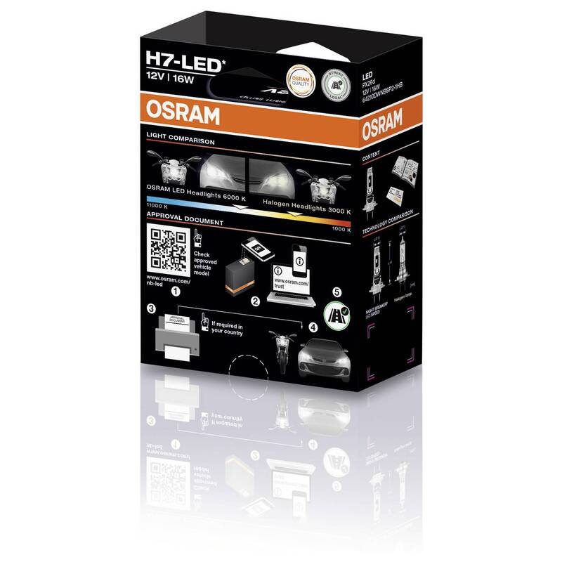OSRAM NIGHT BREAKER LED SPEED H7 16W 12V 6000K 1550lm Kaltweiß Leuchtmittel - 4062172425360