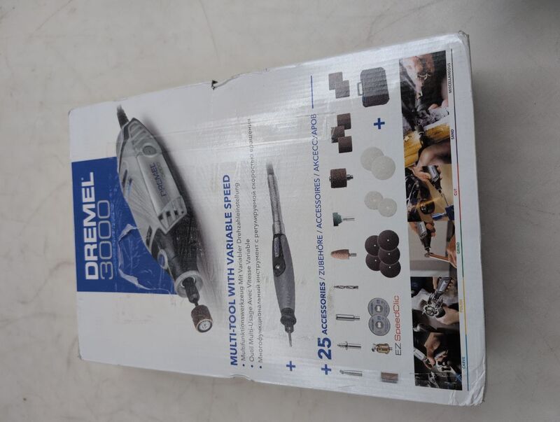 Dremel Multifunktionswerkzeug 3000-1/25 EZ Werkzeug mit 25 Zubehörteilen 130W - 8710364074686