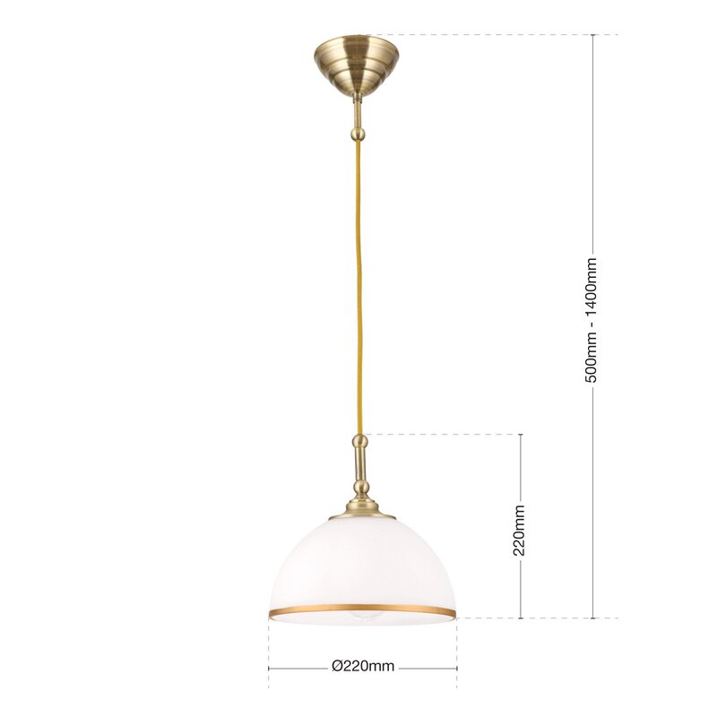 Orion Hängeleuchte Old Lamp Hängelampe Deckenlampe Textilkabel SIEHE TEXT/FOTO - 9003090273980