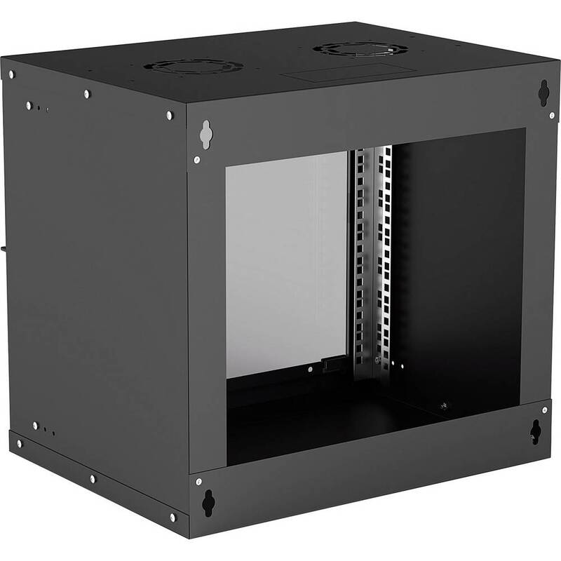 Intellinet 19 Zoll Wandgehäuse Rack Basic Line 9HE Schwarz 540x487x400mm - 0766623714174