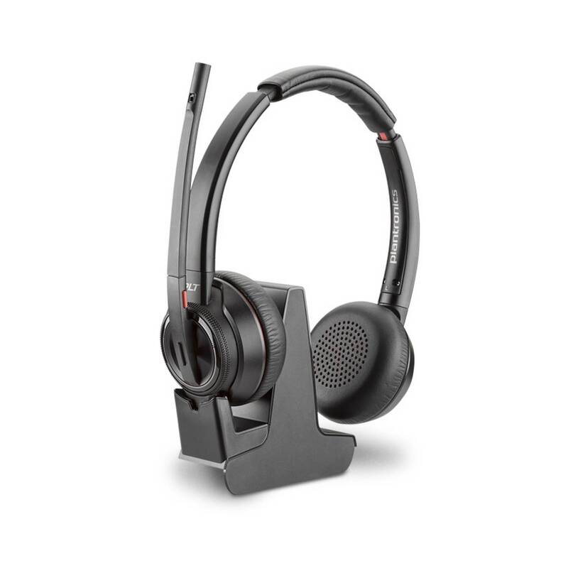 Plantronics Savi W8220 Telefon On Ear Headset DECT Stereo Noise Cancelling353 - 5033588052913