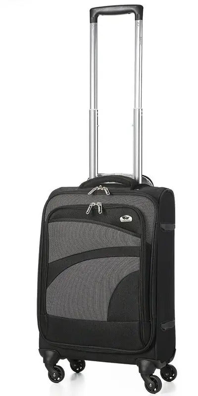 Aerolite Kabinenkoffer 55cm Handgepäck 4 Rollen 1,85kg für Ryanair Vueling - 5038230129579