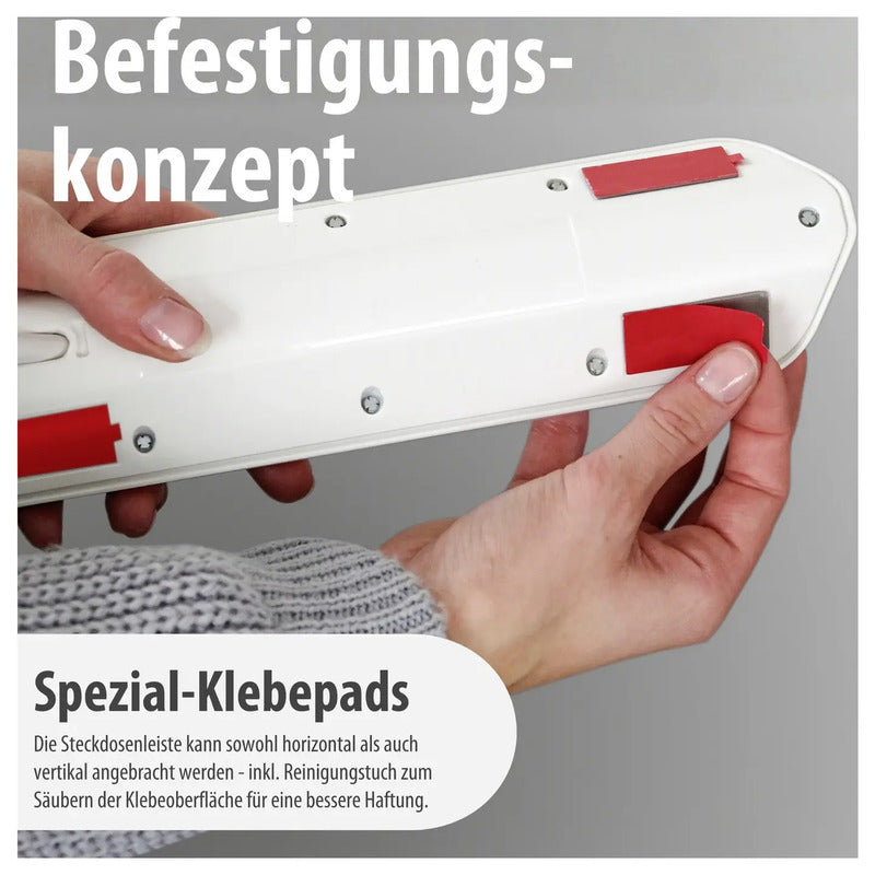 Brennenstuhl Tischsteckdose Silber 6-fach USB Schutzkontakt 2m Innenbereich 230V - 4007123672837