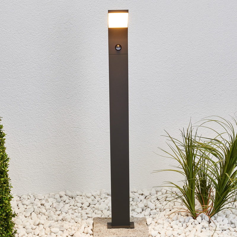 Lucande Wegeleuchte Gartenleuchte Timm LED Pollerleuchte anthrazit 100cm IP54 - 6291106557206
