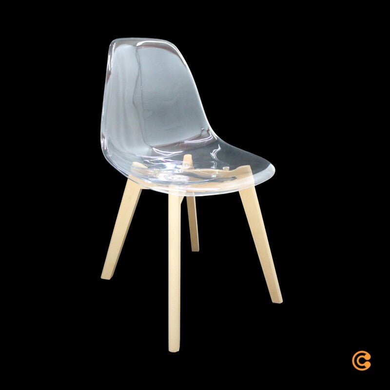 17 Stories Cansel Esszimmerstuhl Stuhl Designstuhl Stuhlset Transparent - 0806360012680