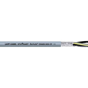 B-Ware LAPP Schleppkettenleitung Leitung ÖLFLEX CHAIN 809 CY 7 G 0.75 mm² Grau 50 m