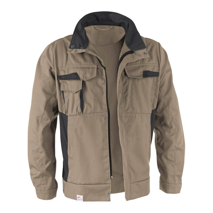 Kübler Vita mix Jacke Arbeitsjacke Arbeitskleidung sandbraun anthrazit XXL - 4053813298900